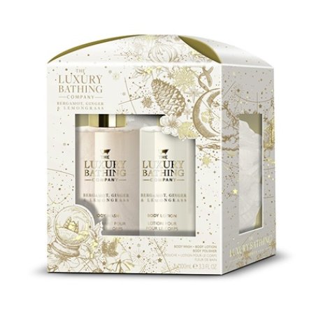 Grace Cole Body Care Gift Set Bergamot Ginger Lemongrass 3 Pieces
