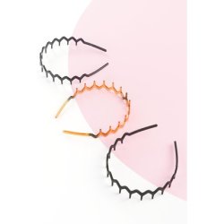 Brushworks Zig Zag Headband - Pack of 3