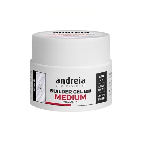 Andreia Professional Builder Gel Medium Viscosity Clear 44g