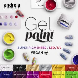 Andreia Professional Nail Art Design Gel Paint Pots Manicure Tools LED/UV