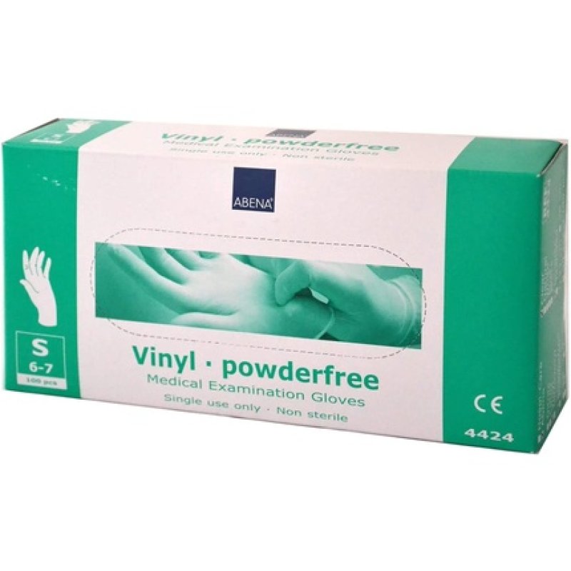 Vinyl Gloves Powder Free Small, Pack Of 100