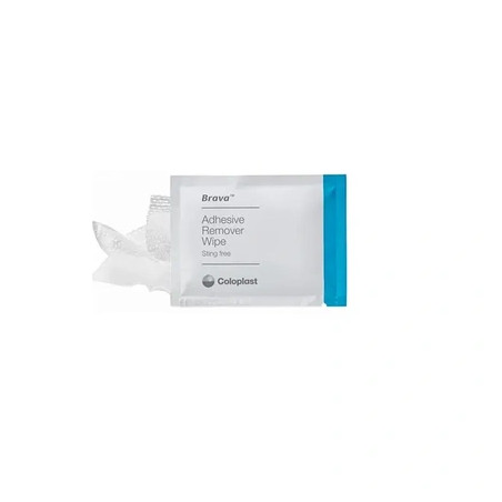 Coloplast Brava Wipes Remover For Gentle Detachment Of Adhesives And Stoma Devices - 30 Pieces