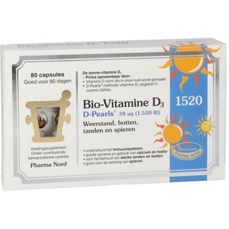 Pharma Nord Bio-Vitamin D3 1520 - 80 Pearls - Vitamin D
