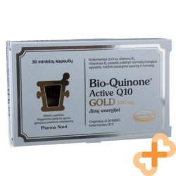 Pharma Nord Bio-Quinone Active Q10 Gold 100mg 30 Capsules for Fatigue Reduction