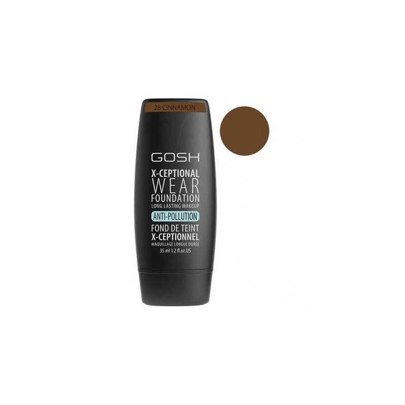 Gosh Copenhagen Gosh X-Ceptional Wear Make-Up 28 Cinnamon 35 Milliliters
