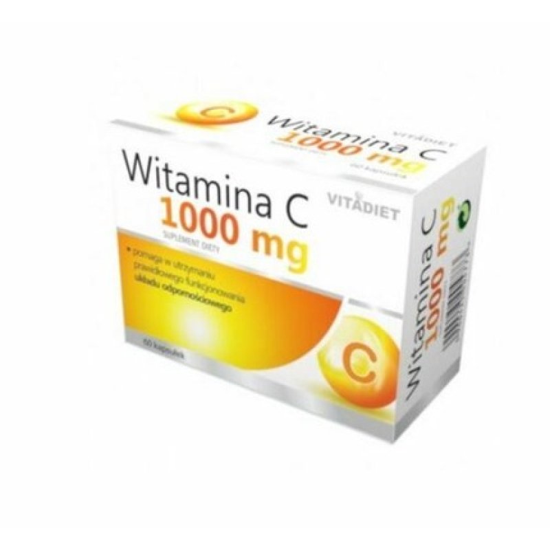 Vitamin C 1000mg Immune System Blood Vessels Nervous System Infections 60 Capsules