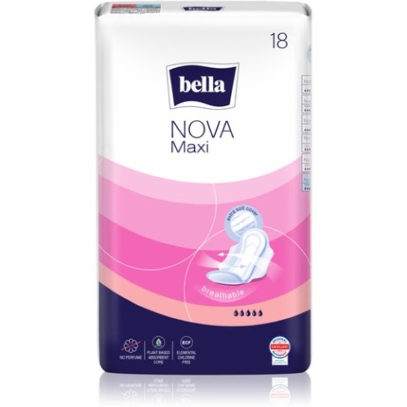 BELLA Nova Maxi Sanitary Napkins 18 pads