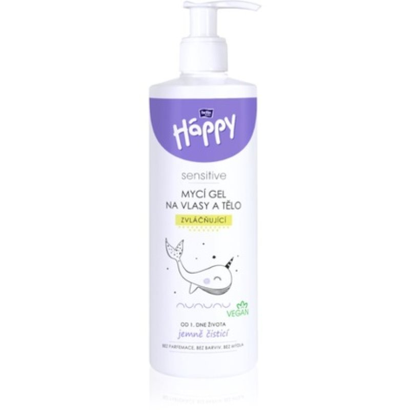 BELLA Happy Sensitive Baby Body and Hair Cleansing Gel 400 ml