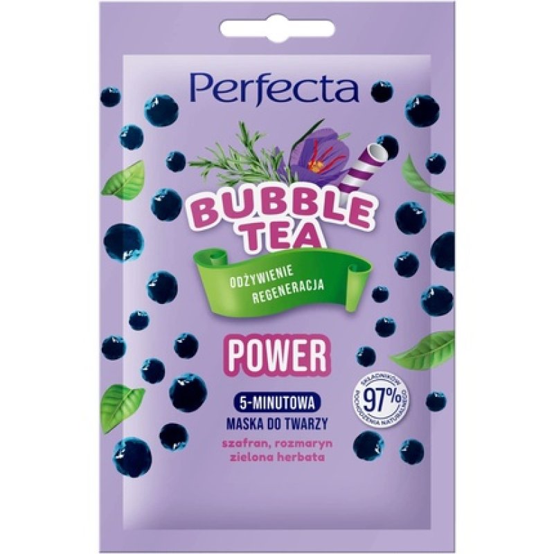 Perfecta Bubble Tea Power 5 Minute Face Mask