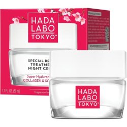 Hada Labo Tokyo Anti-Aging Night Cream with Hyaluronic Acid for Optimal Regeneration