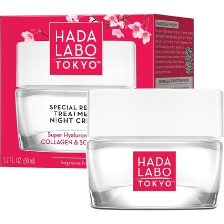 Hada Labo Tokyo Anti-Aging Night Cream with Hyaluronic Acid for Optimal Regeneration