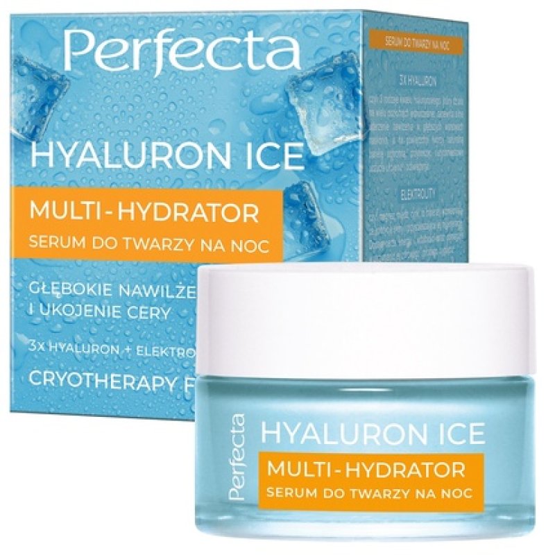 Perfecta Hyaluron Ice Multi Hydrator Night Face Serum 50ml