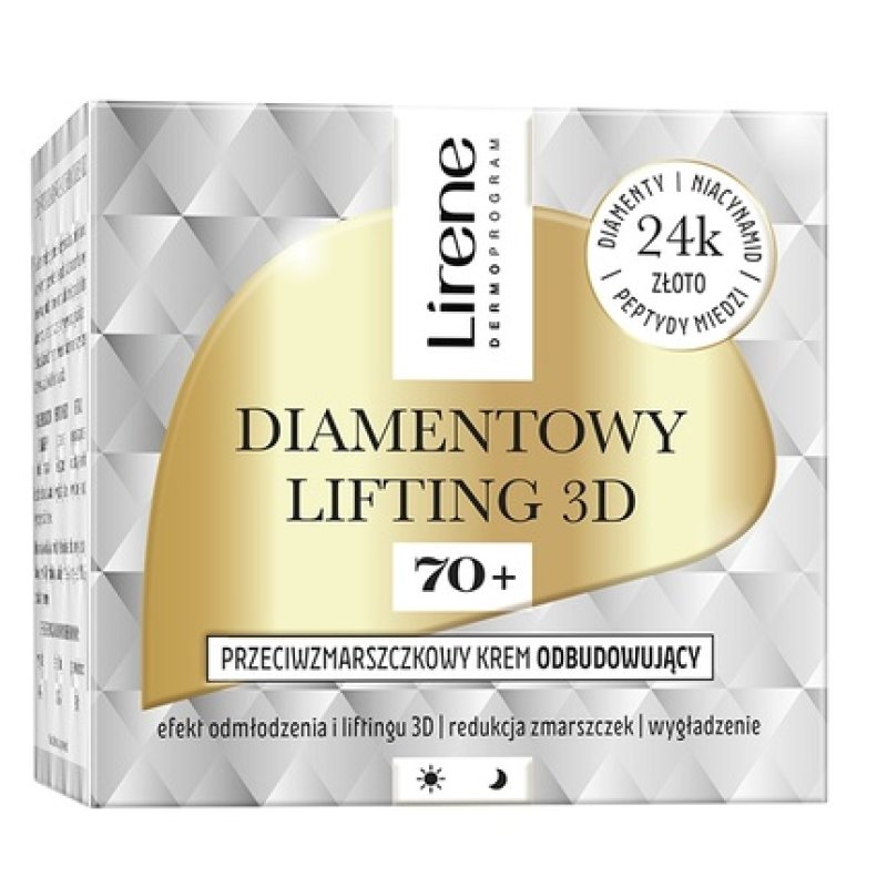 Lirene Diamond 3d Lifting Anti-Wrinkle Regenerating Cream 70 50ml