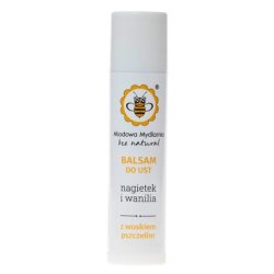 Honey Soap Factory Lip Balm With Beeswax Marigold And Vanilla 45ml