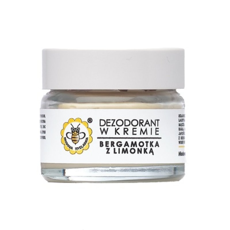 Miodowa Mydlarnia Cream Deodorant Bergamot With Lime 20g