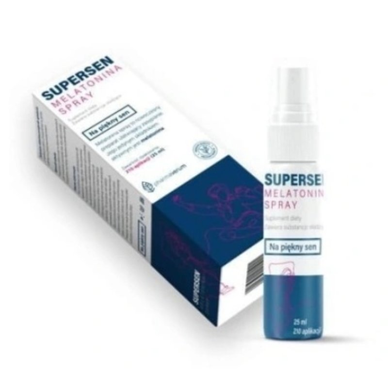 Supersen Natural Melatonin Sleep Aid Spray - 30ml For Restful Nights