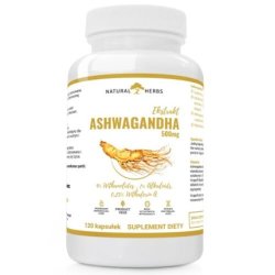Ashwagandha 500mg 9% Withanolides Indian Ginseng Extract 120 Capsules