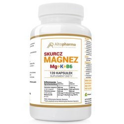 Altopharma Magnesium Cramps Potassium Vitamin B Dietary Supplement 120 Capsules
