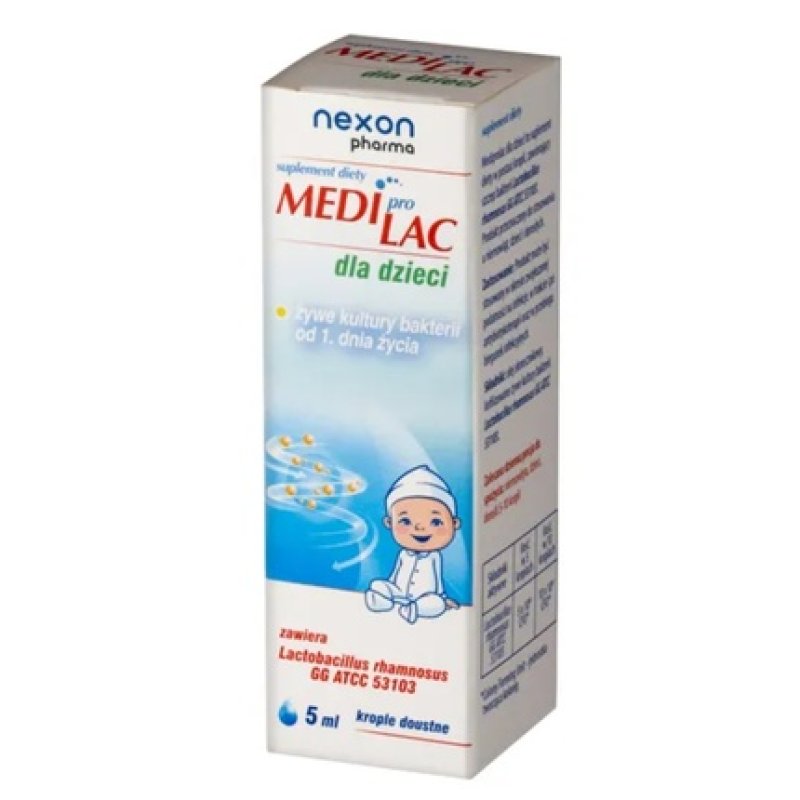 Mediprolac Newborn Probiotic Supplement Drops For Infants Aged 0-36 Months, 5ml