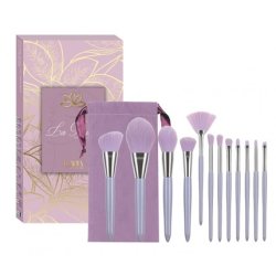 Ecarla 13-Piece Purple Makeup Brush Set