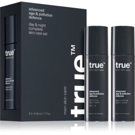 True Men Skin Care Day & Night Complete Skin Care Set