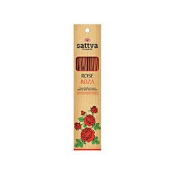 Sattva Natural Indian Incense Rose 15 Pieces