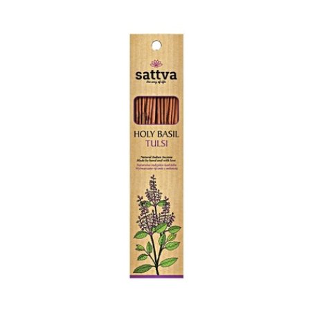 Sattva Natural Indian Incense Holy Basil - 15 Sticks