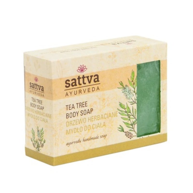 Sattva Body Soap Bar Tea Tree 125g