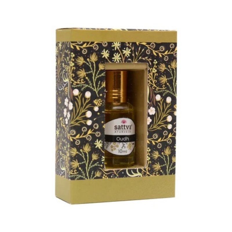Sattva Indian Perfume Oil Oudh 10ml - Exotic Fragrance