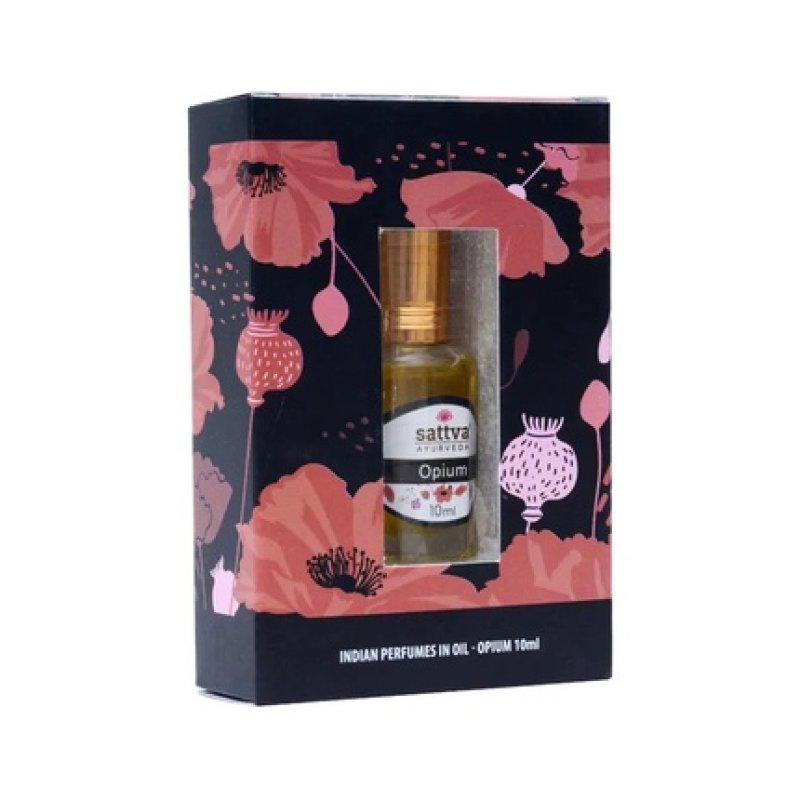 Sattva Indian Perfume Oil Opium 10ml - Exotic Fragrance