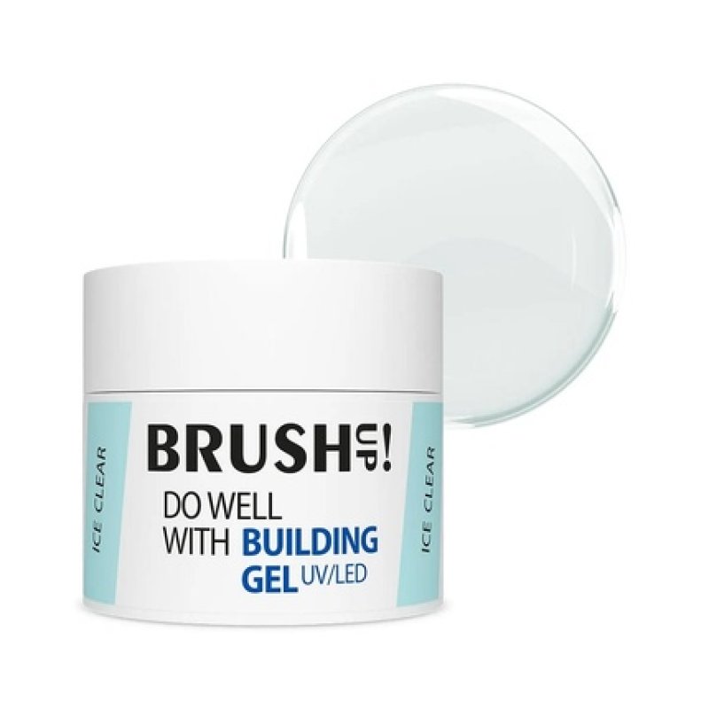 Brushup Do Well With Building Gel Ice Clear 12g - Perfect For Nail Art