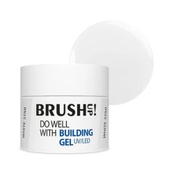 Brushup Do Well With Building Gel For Nails White Star 12g