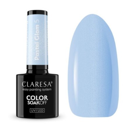 CLARESA Hybrid Nail Polish PASTEL GLAM 5 5g
