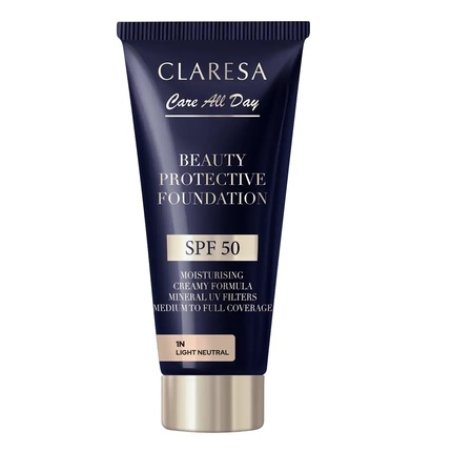 Claresa Beauty Protective Foundation Moisturizing Foundation With Spf50 1n Light Neutral 30ml