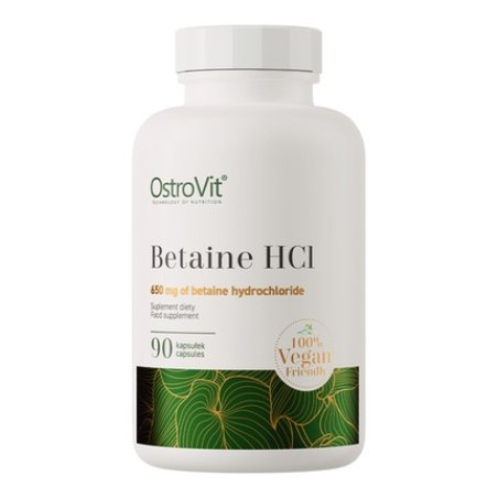 Betaine HCl Capsules 650mg Vegan High Dose 90 Capsules