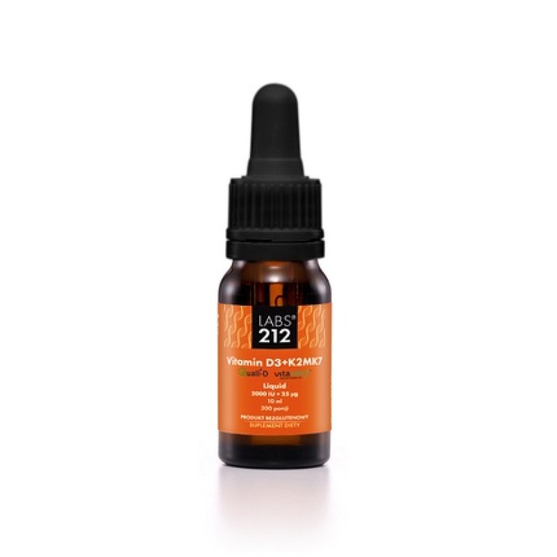 Labs212 Vitamin D3 K2 Mk7 Dietary Supplement In Liquid 10ml