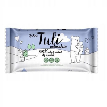 Luba Tuli Moisturizing Wipes For Children With Panthenol And Avocado - 50 Pieces