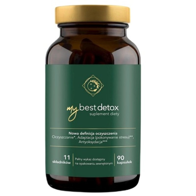 My Best Pharm My Best Detox Dietary Supplement Supporting Body Cleansing 90 Capsules