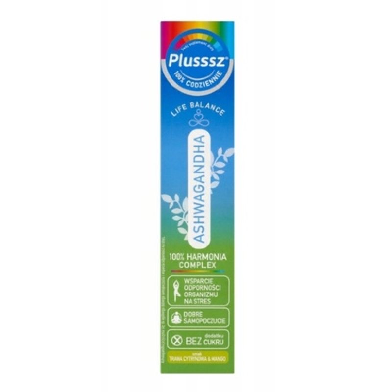 Plusssz Ashwagandha 100% Harmony Complex - 24 Effervescent Tablets