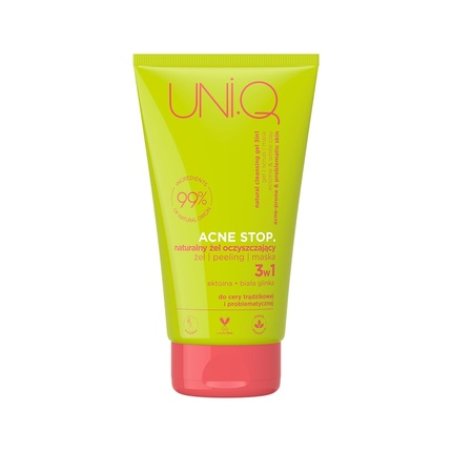 Uni.Q Acne Stop Natural Cleansing Gel 3 In 1 150ml