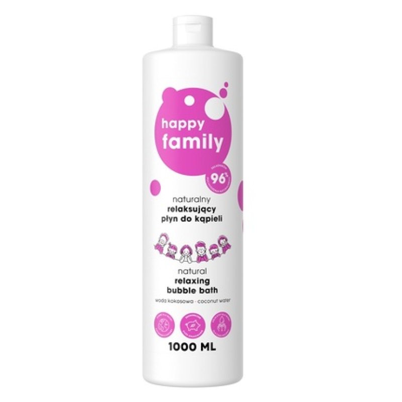 Happy Family Natural Relaxing Bath Liquid For The Whole Family 1000ml