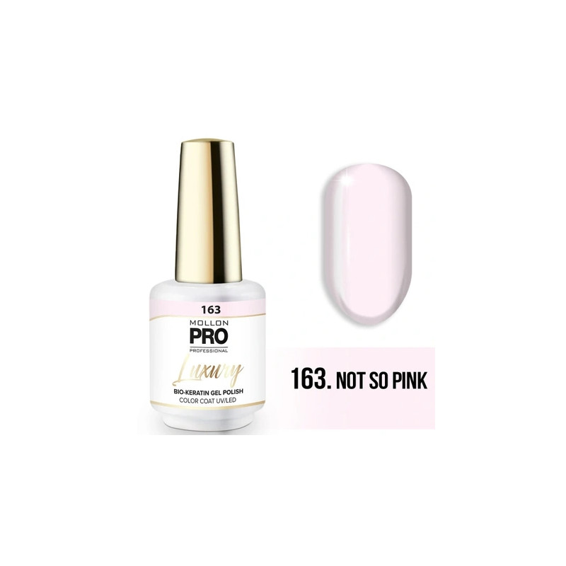 Mollon Pro Mol Luxury 163 Not So Pink - Semi-Permanent Nail Polish