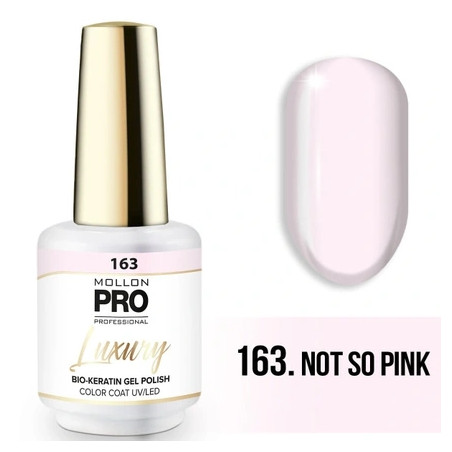 Mollon Pro Mol Luxury 163 Not So Pink - Semi-Permanent Nail Polish