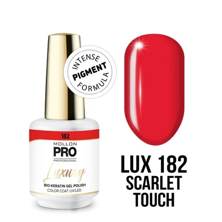 Mollon Pro Mol Luxury No. 182 Scarlet Touch - Semi-Permanent Nail Polish
