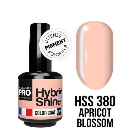 Mollon Pro Mol Hybrid Shine No. 380 Apricot Blossom - Semi-Permanent Nail Polish