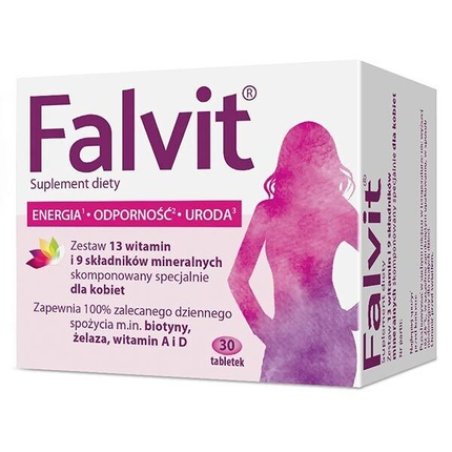 Falvit 30 Tablets Set of Vitamins and Minerals