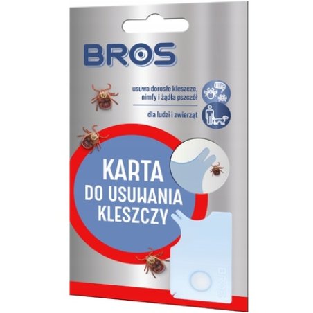 Bros Tick Removal Card 1 Piece - Effective And Easy To Use