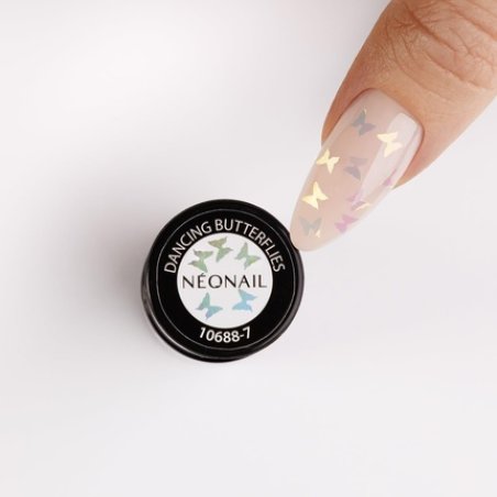 Neonail UV Nail Polish 7.2ml Multicolored Dancing Butterflies