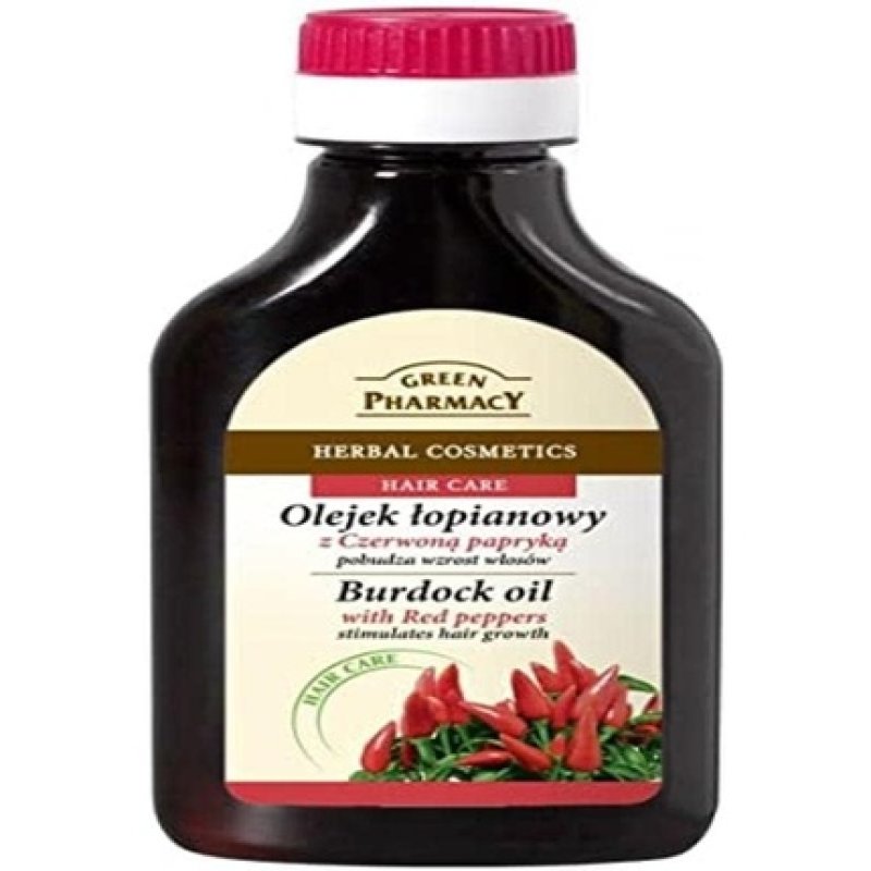 The Green Pharmacy Naturklettenwurzelöl with Red Peppers for Hair and Scalp 100ml