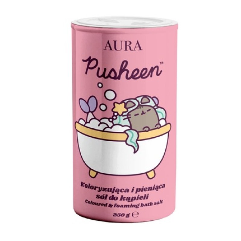 Pusheen Coloring And Foaming Bath Salt 250g